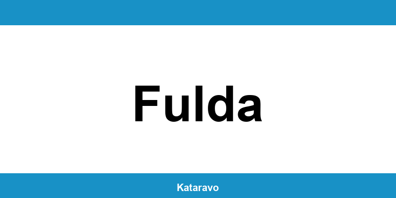 Telefonnummer des Katasteramts Fulda und Online-Kontakt