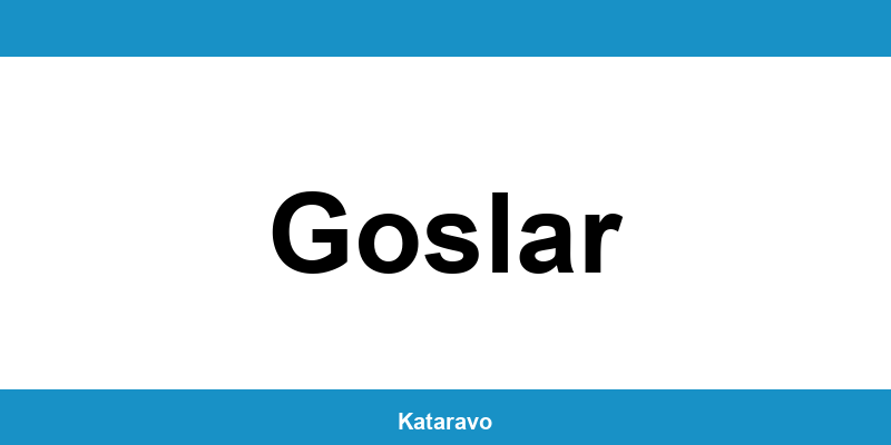 Telefonnummer des Katasteramts Goslar und Online-Kontakt