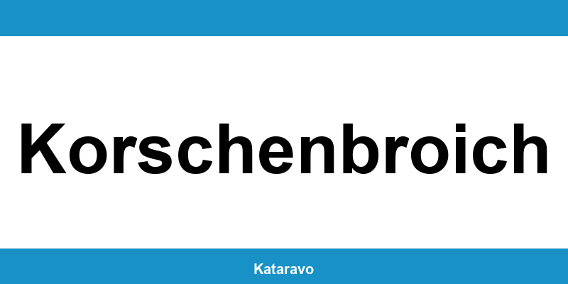 Telefonnummer des Katasteramts Korschenbroich und Online-Kontakt