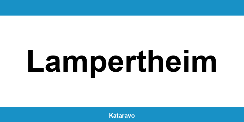 Telefonnummer des Katasteramts Lampertheim und Online-Kontakt