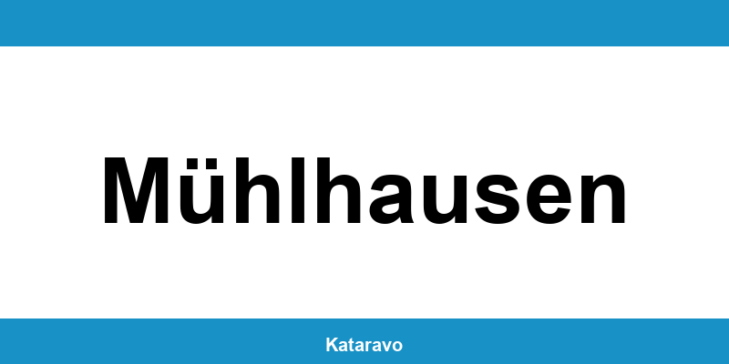 Telefonnummer des Katasteramts Mühlhausen und Online-Kontakt