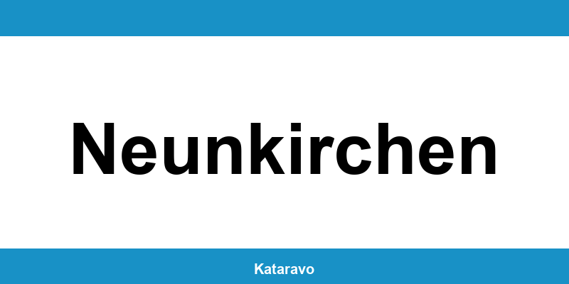 Telefonnummer des Katasteramts Neunkirchen und Online-Kontakt