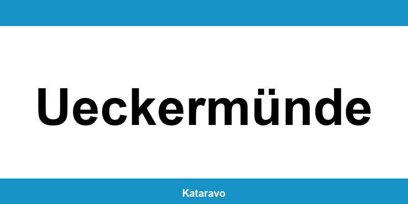 Telefonnummer des Katasteramts Ueckermünde und Online-Kontakt