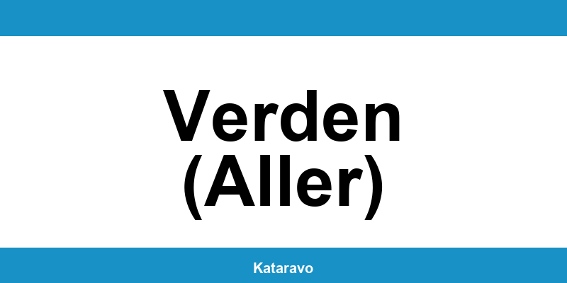 Telefonnummer des Katasteramts Verden (Aller) und Online-Kontakt
