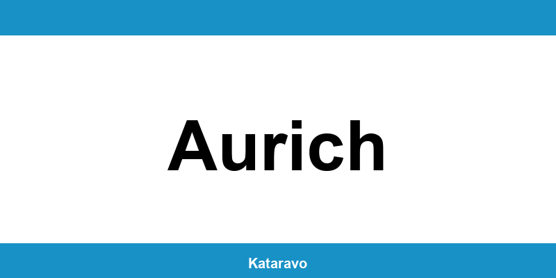 Telefonnummer des Katasteramts Aurich und Online-Kontakt