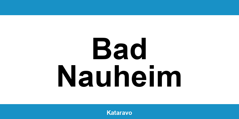 Telefonnummer des Katasteramts Bad Nauheim und Online-Kontakt