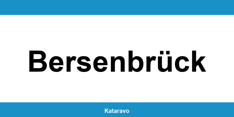Telefonnummer des Katasteramts Bersenbrück und Online-Kontakt