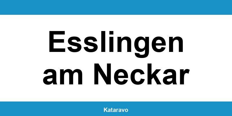 Telefonnummer des Katasteramts Esslingen am Neckar und Online-Kontakt