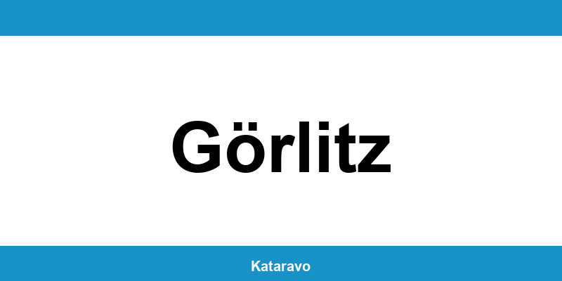 Telefonnummer des Katasteramts Görlitz und Online-Kontakt