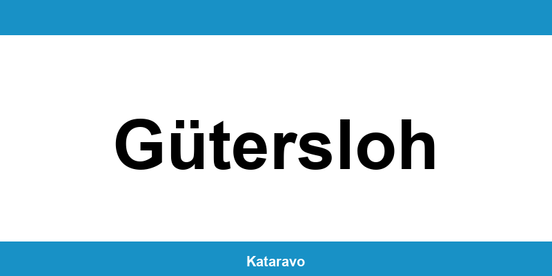 Telefonnummer des Katasteramts Gütersloh und Online-Kontakt