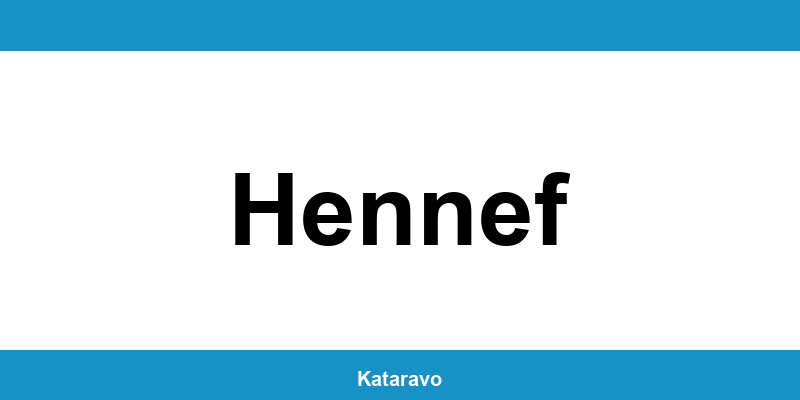 Telefonnummer des Katasteramts Hennef und Online-Kontakt