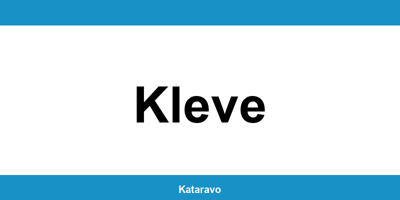 Telefonnummer des Katasteramts Kleve und Online-Kontakt