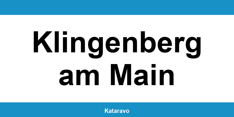 Telefonnummer des Katasteramts Klingenberg am Main und Online-Kontakt