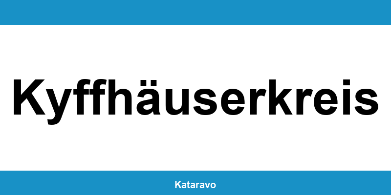 Telefonnummer des Katasteramts Kyffhäuserkreis und Online-Kontakt