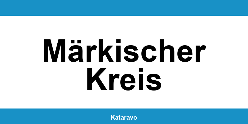 Telefonnummer des Katasteramts Märkischer Kreis und Online-Kontakt