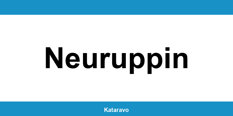 Telefonnummer des Katasteramts Neuruppin und Online-Kontakt