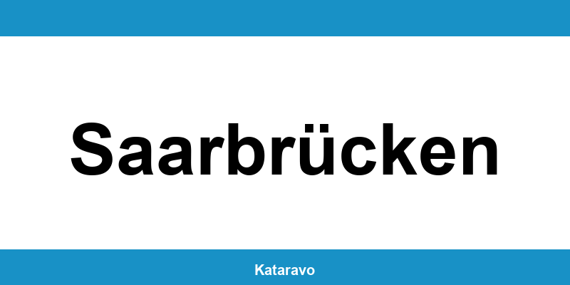 Telefonnummer des Katasteramts Saarbrücken und Online-Kontakt
