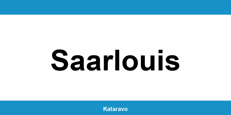 Telefonnummer des Katasteramts Saarlouis und Online-Kontakt