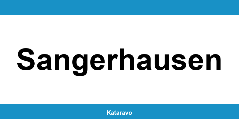 Telefonnummer des Katasteramts Sangerhausen und Online-Kontakt