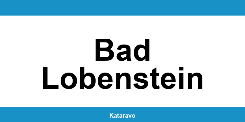 Telefonnummer des Katasteramts Bad Lobenstein und Online-Kontakt