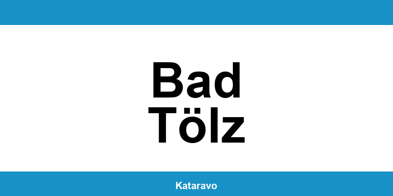 Telefonnummer des Katasteramts Bad Tölz und Online-Kontakt