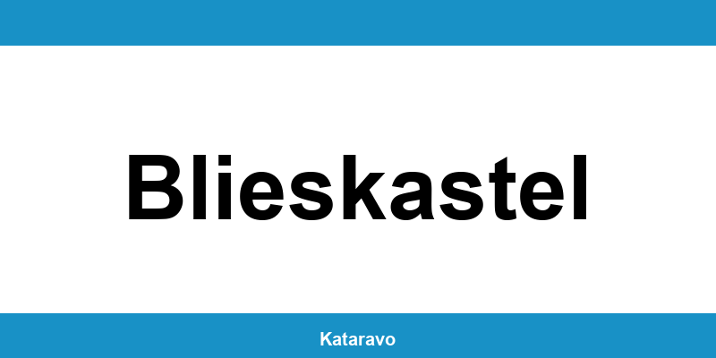 Telefonnummer des Katasteramts Blieskastel und Online-Kontakt