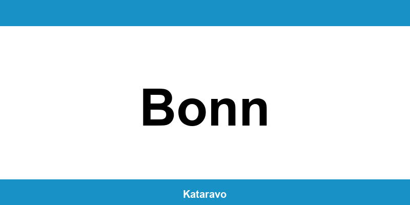 Telefonnummer des Katasteramts Bonn und Online-Kontakt