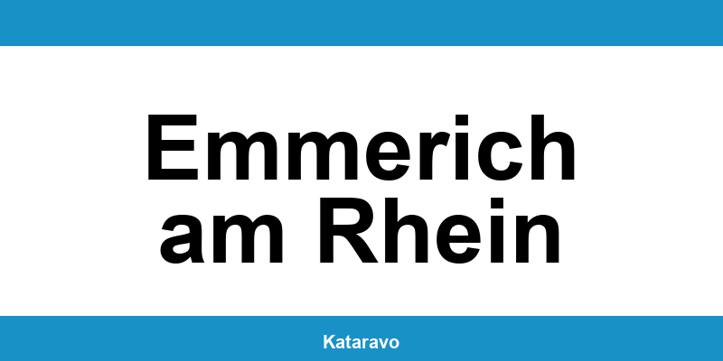 Telefonnummer des Katasteramts Emmerich am Rhein und Online-Kontakt
