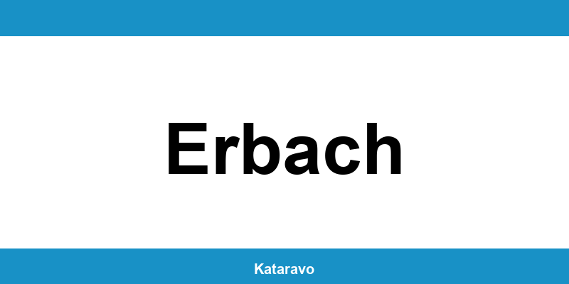 Telefonnummer des Katasteramts Erbach und Online-Kontakt