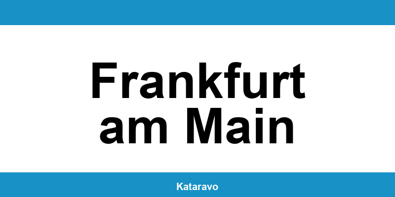 Telefonnummer des Katasteramts Frankfurt am Main und Online-Kontakt