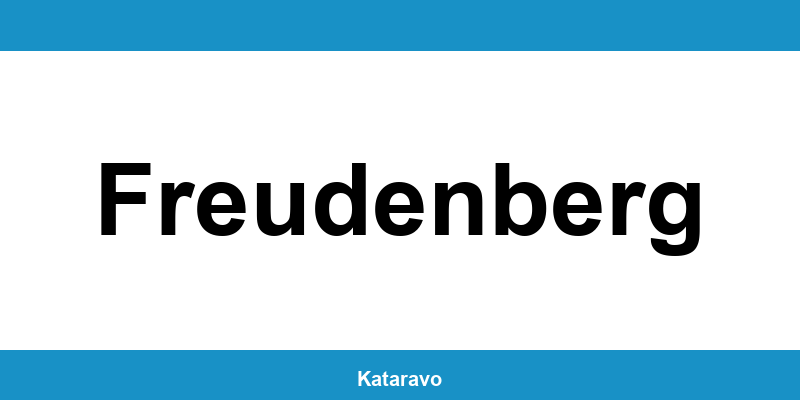 Telefonnummer des Katasteramts Freudenberg und Online-Kontakt