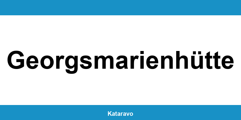 Telefonnummer des Katasteramts Georgsmarienhütte und Online-Kontakt
