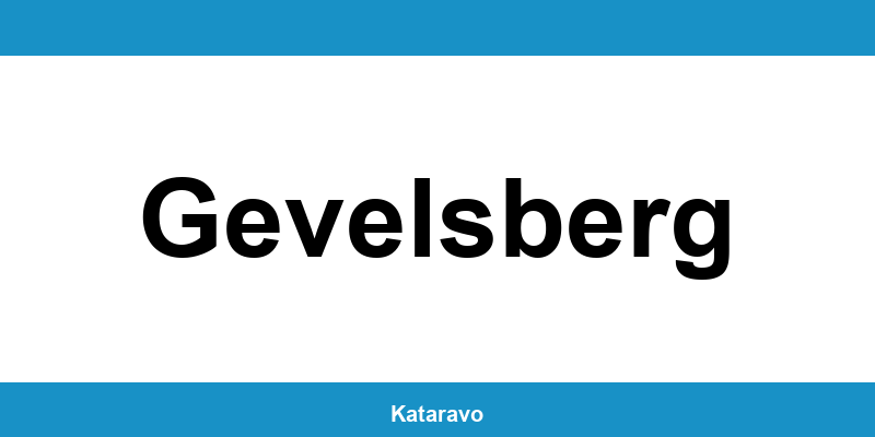 Telefonnummer des Katasteramts Gevelsberg und Online-Kontakt