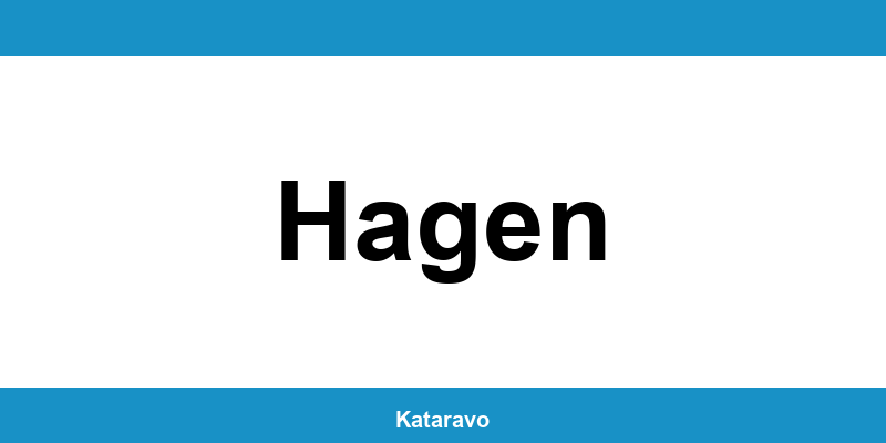 Telefonnummer des Katasteramts Hagen und Online-Kontakt