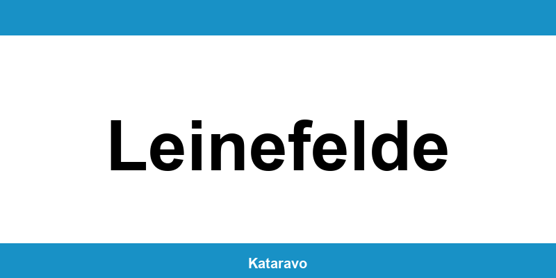 Telefonnummer des Katasteramts Leinefelde und Online-Kontakt