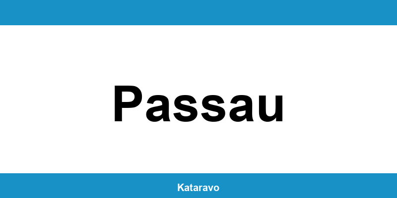 Telefonnummer des Katasteramts Passau und Online-Kontakt