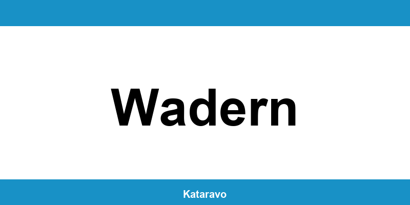 Telefonnummer des Katasteramts Wadern und Online-Kontakt