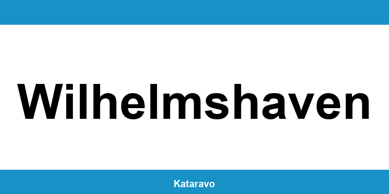 Telefonnummer des Katasteramts Wilhelmshaven und Online-Kontakt