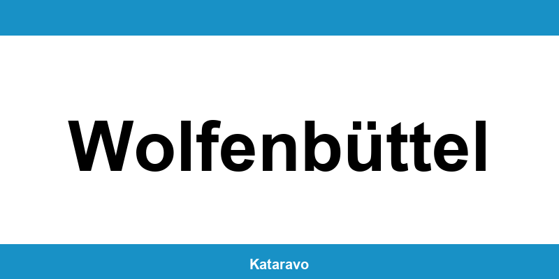 Telefonnummer des Katasteramts Wolfenbüttel und Online-Kontakt