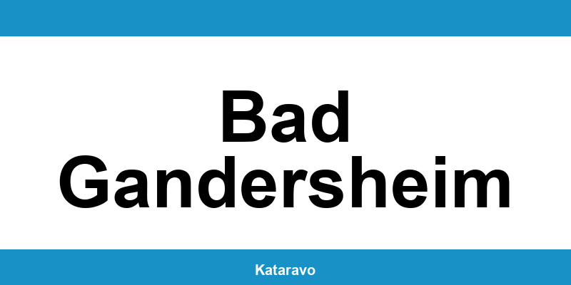 Telefonnummer des Katasteramts Bad Gandersheim und Online-Kontakt