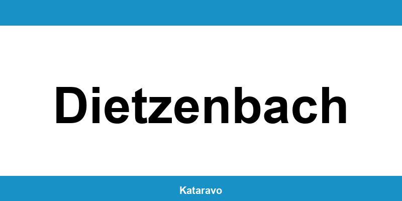 Telefonnummer des Katasteramts Dietzenbach und Online-Kontakt
