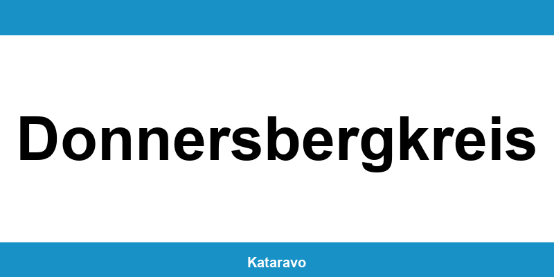 Telefonnummer des Katasteramts Donnersbergkreis und Online-Kontakt