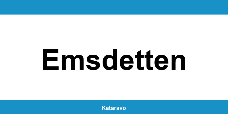 Telefonnummer des Katasteramts Emsdetten und Online-Kontakt