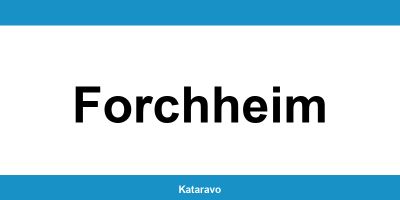 Telefonnummer des Katasteramts Forchheim und Online-Kontakt