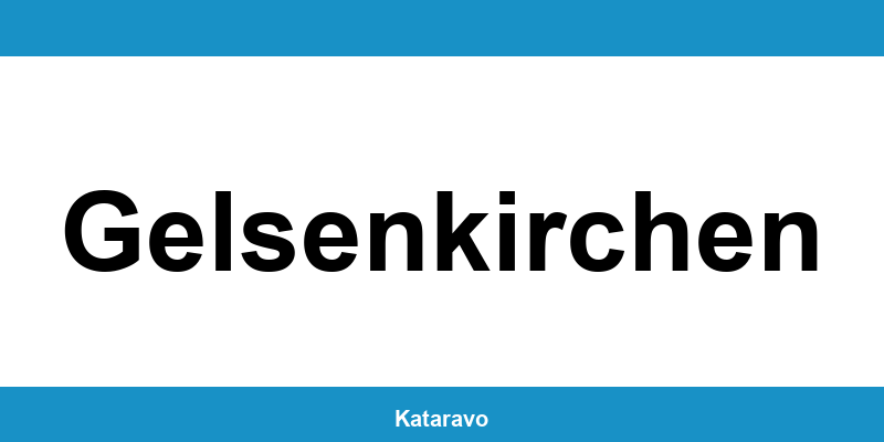 Telefonnummer des Katasteramts Gelsenkirchen und Online-Kontakt