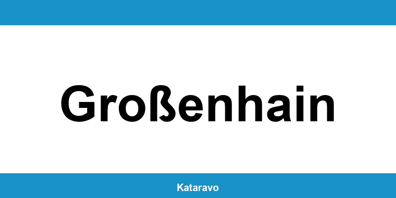 Telefonnummer des Katasteramts Großenhain und Online-Kontakt