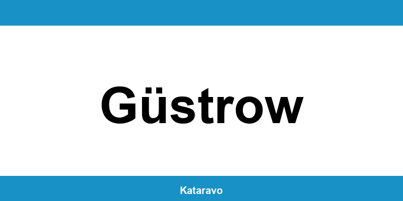 Telefonnummer des Katasteramts Güstrow und Online-Kontakt
