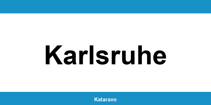 Telefonnummer des Katasteramts Karlsruhe und Online-Kontakt
