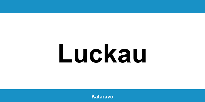 Telefonnummer des Katasteramts Luckau und Online-Kontakt