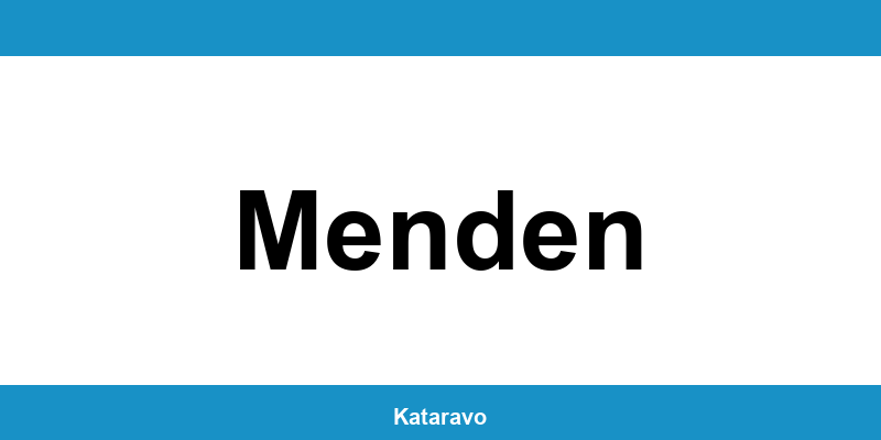 Telefonnummer des Katasteramts Menden und Online-Kontakt